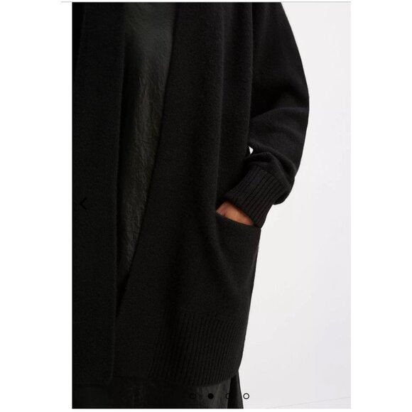 Vince 100% Cashmere Cardigan Black Sz XS TP - Picture 1 of 9